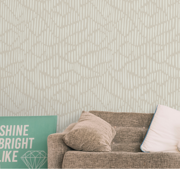 Texture pattern wallpaper simple line design - TenStickers