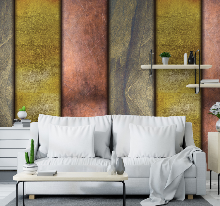 Textured Panels textured wallpaper - TenStickers