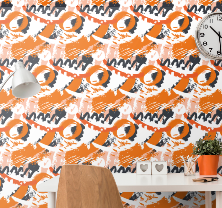 Urban Abstract Motifs city wallpaper - TenStickers