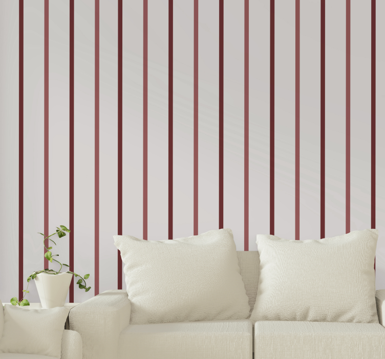 Vertical Lines Decor striped wallpaper - TenStickers