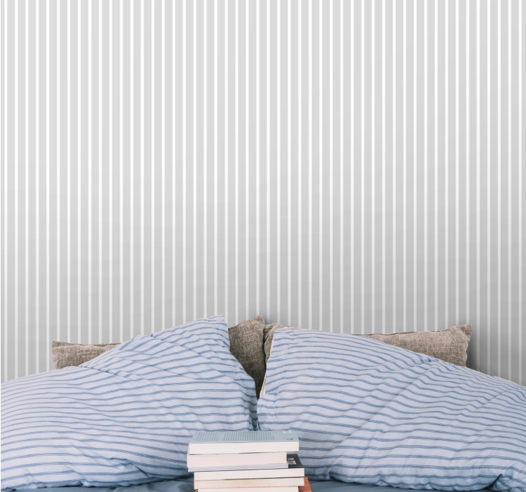 Vertical Lines Design striped wallpaper - TenStickers
