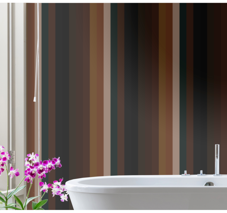 Vertical Stripe Elegance striped wallpaper - TenStickers