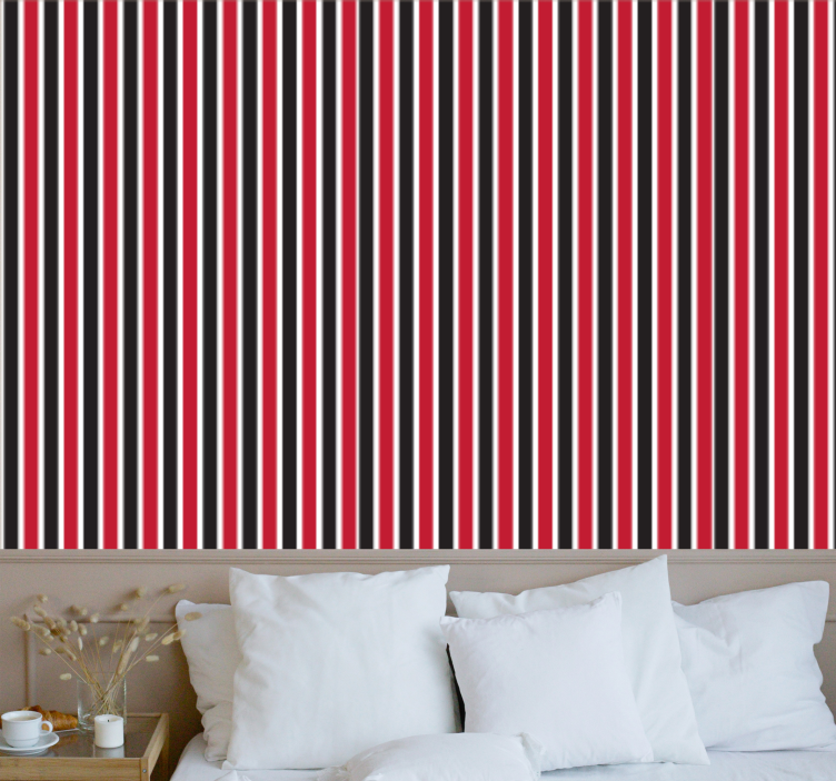 Vertical Stripe Ensemble striped wallpaper - TenStickers