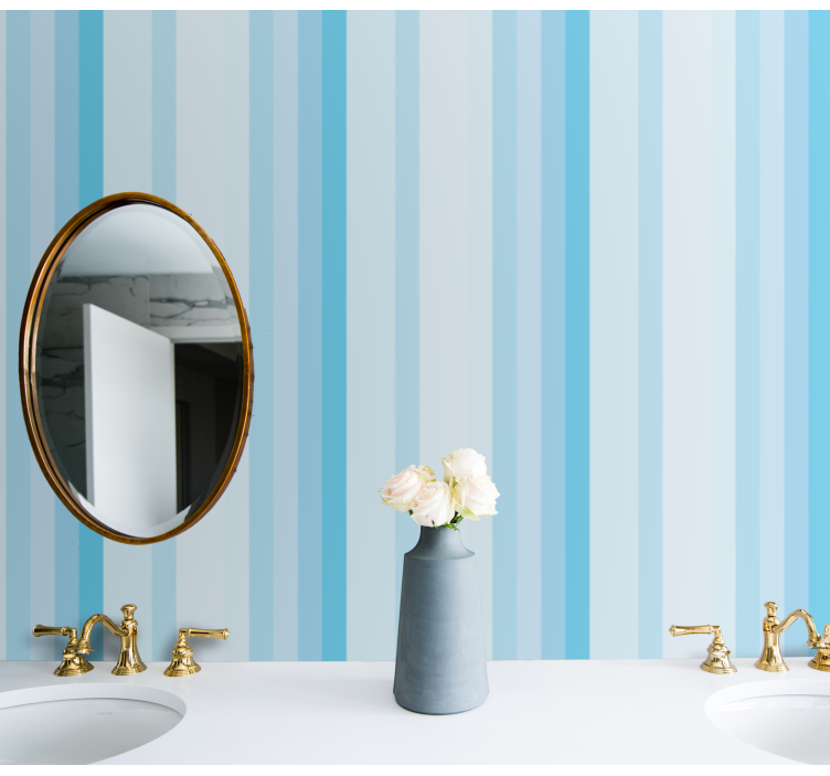 Vertical Striped Surface striped wallpaper - TenStickers
